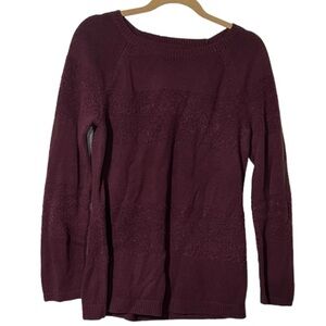 CALVIN KLEIN SWEATER MAROON SIZE MEDIUM